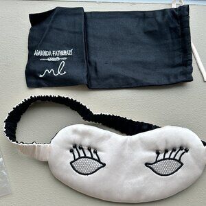 Amanda Fatherazi x Morgan Lane 100% silk charmeuse eye mask